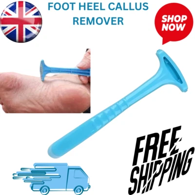 SELLER TREE Hornhautentferner Klinge Füße Schaber Rasierer harte tote Haut Fuß Pediküre Werkzeug blau