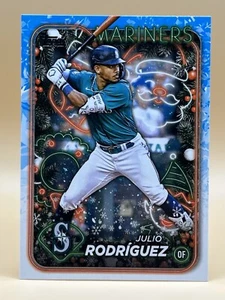2024 Topps Holiday Julio Rodríguez #H153 Seattle Mariners - Picture 1 of 2