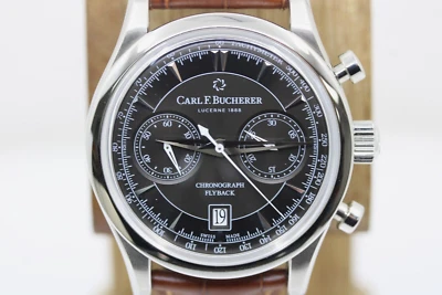 Reloj Carl F. Bucherer Manero Flyback 43 mm esfera negra automático acero 10919.08 Foto 1 de 4