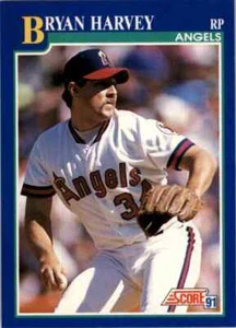 1991 Score MLB Bryan Harvey #108 - Picture 1 of 2