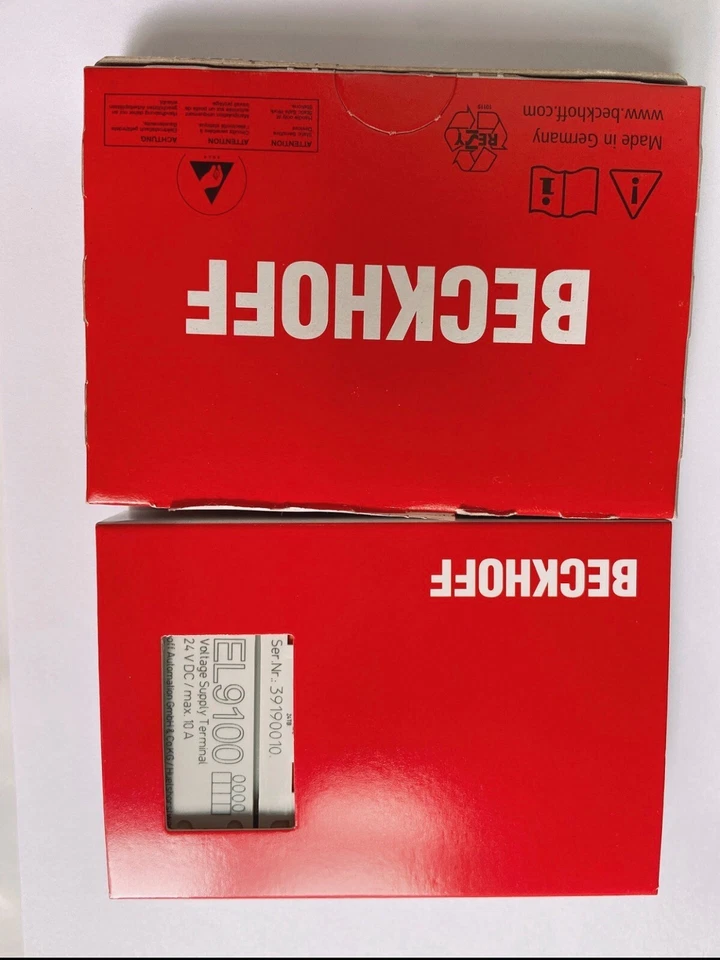 EL9100 New Beckhoff EL 9100 PLC Module In Box - Image 1 of 1