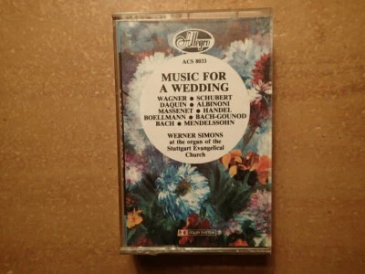 1980 CASSETTE TAPE-Music For A Wedding-ALLEGRO RECORDS ACS 8033-Excellent Cond. - Image 1 of 4