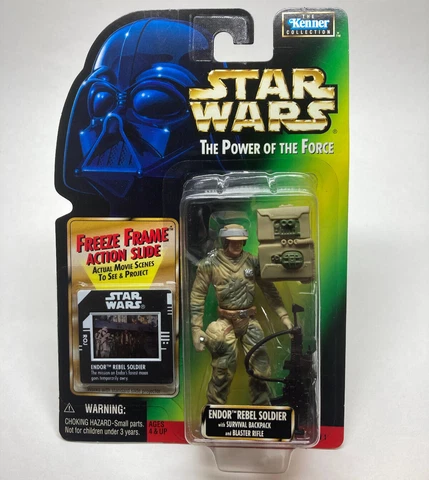 Endor Rebel Soldier Star Wars Power of the Force POTF Freeze Frame FF Cover