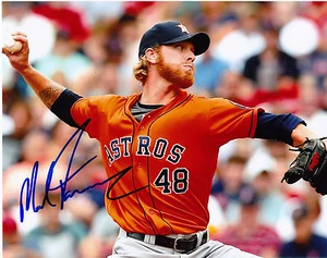MIKE FOLTYNEWICZ HOUSTON ASTROS ACTION SIGNED 8x10 - Picture 1 of 1
