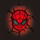 3D FX Deco LED Night Light Mini Spider-man Mask WallLamp Wall Mounted Design