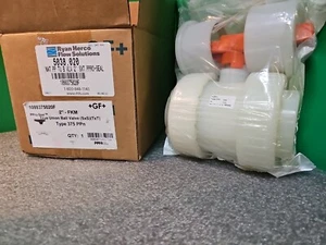 1088-375020F GEORG FISCHER | PPRO-SEAL 2" FKM TRUE UNION VALVE (SXS)T +GF - Picture 1 of 5