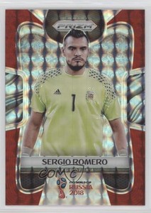 2018 Panini Prizm World Cup Red Mosaic Prizm Sergio Romero #3