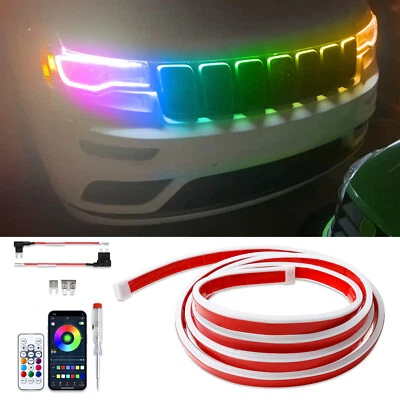 Señal de giro LED dinámico RGB escaneo arranque 71" para Jeep Grand Cherokee Foto 1 de 4
