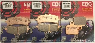 Pastillas de freno de disco delanteras y traseras sinterizadas EBC se adaptan a KTM RC8/R8R (2008 a 2016) Foto 1 de 4