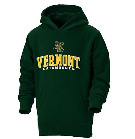Ouray Sportswear NCAA Vermont Catamounts Youth Unisex Go-to Hood Athletic *NWT* Cover