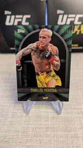 2024 Topps UFC NYC Charles Oliveira Green Parallel 64/99 - Picture 1 of 2