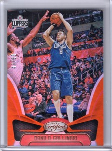 DANILO GALLINARI 2018-19 PANINI CERTIFIED ORANGE 47/99