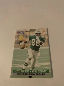 NFL PRO SET 1991 FOOTBALL CARD Fred Barnett - Picture 1 of 2