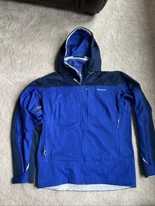 Chaqueta De Colección Patagonia Light Smoke Flash Para Hombre Azul Medio Esquí - Imagen 1 de 10