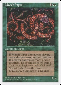 4x Marsh Viper - LP - 4th Edition - SPARROW MAGIC - mtg - Bild 1 von 1