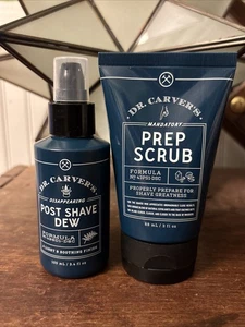 Menge 2 Dr Carver's Prep Peeling richtig auf die Rasur vorbereiten 3 Unzen/Post Rasur Tau 3,4 - Bild 1 von 4