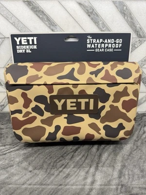 Yeti Sidekick Dry 3L - Wetlands Camo Strap N Go Waterproof Gear Case - Image 1 of 2