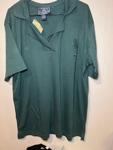 Forelli Jeanswear Damen Hemd Bluse Grün 18/20 Neu mit Etikett bestickt Logo Kragen  - Bild 1 von 8