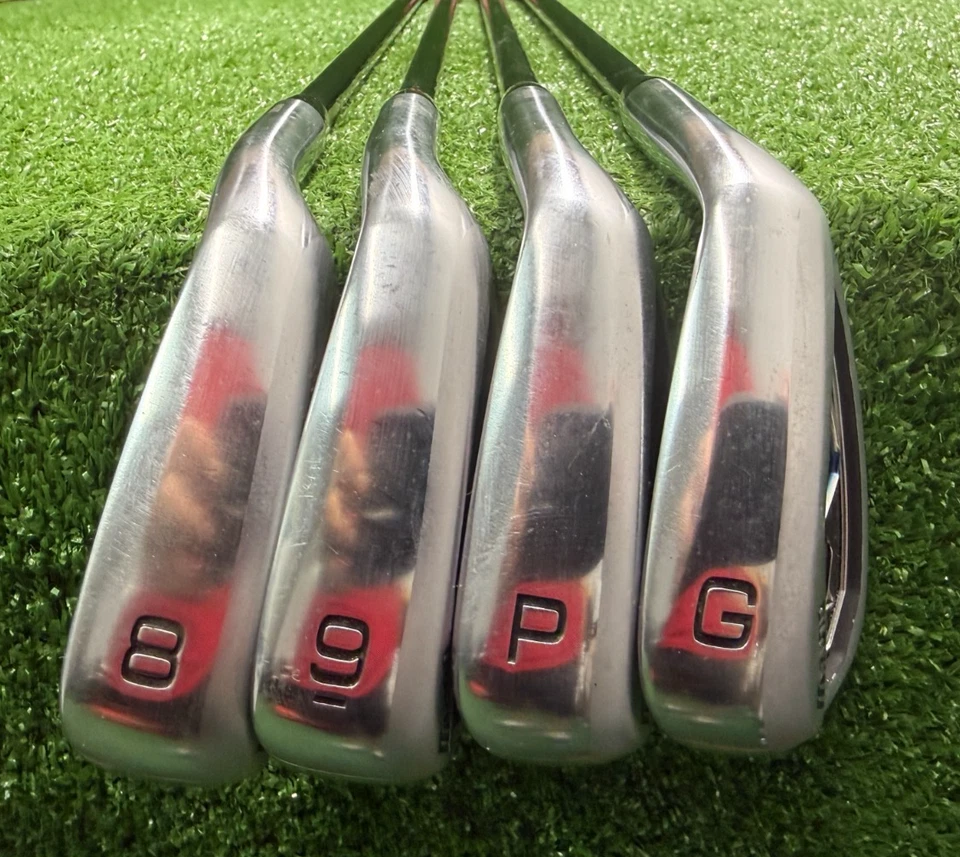 Mizuno JPX 825 Iron Set 8-PW+GW / Fujikura Orochi Ladies Graphite VGC / sa6658 - Image 1 of 4
