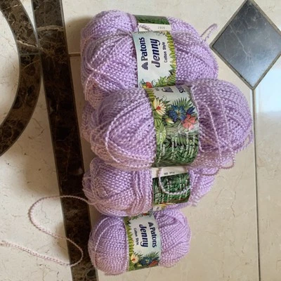 HILO BOUCLE VINTAGE Patons Jenny Highlights 50 g hecho en Canadá Paquete de 7 madejas Foto 1 de 4