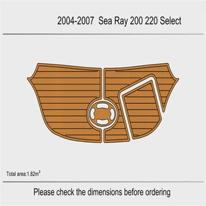 2004-2007 searay 200-220 Select Swim Platform Pads 1/4" 6mm EVA Teak Decking - Picture 1 of 22