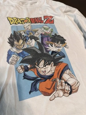 Camiseta Larga DRAGON BALL ⭐️ Z Goku Manga Larga Cuello Redondo 2xl Blanca Foto 1 de 4
