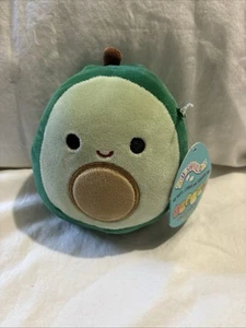 Cute Squishmallow 6” Austin The Avocado Plush Toy Smooth Belly NWT Super Soft! - Picture 1 of 9