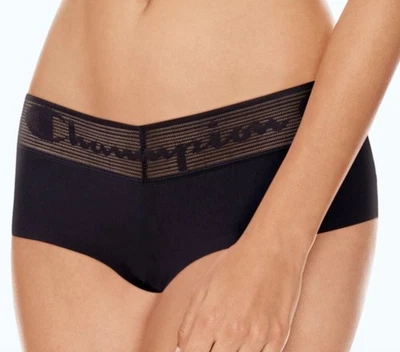 CHAMPION Panty Corto Mujer Negro Niña Niño Encaje Logotipo Ancho S M L XL 2XL Foto 1 de 4