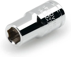 TEKTON 1/4 Inch Drive x 1/4 Inch Magnetic Hex Bit Holder Socket | SHA05402 - Picture 1 of 6
