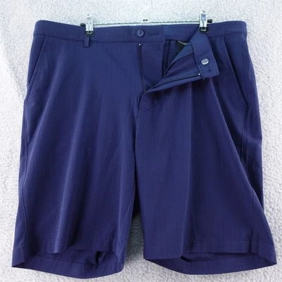 Greg Norman Mens 38 Blue Golf Shorts Flat Front Performance Fabric Stretch - Image 1 of 4
