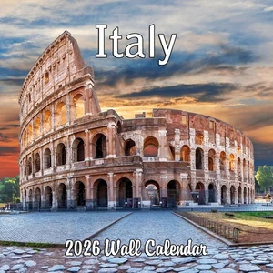 2026 Italy Monthly Wall Calendar | 12" x 24" | Travel Calendar 2025-2026 - Picture 1 of 9