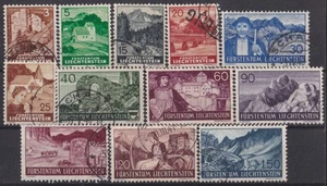 F-EX58969 LIECHTENSTEIN USED 1937-8 LANDSCAPE CASTLE ARCHITECTURE. +90€. - Picture 1 of 2