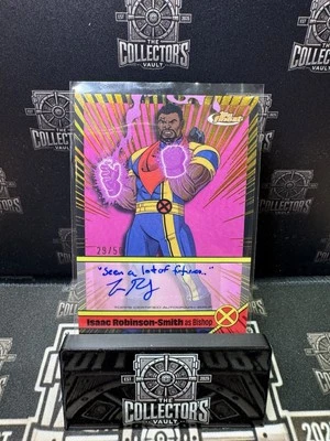 2024 Topps Finest X-Men '97–Isaac Robinson-Smith as Bishop Voice Actor Auto /50 - Image 1 of 2