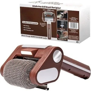 2-in-1 Wireless Electric Barbecue Brush, 360° Rotating Cleaning Brush with LED - Picture 1 of 5