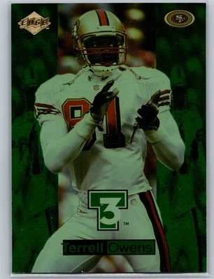 1998 Collector's Edge Supreme Season Review #26 Terrell Owens Triple Threat (T3) - Image 1 of 2