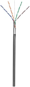 CAT 5e Installationskabel 4x2xAWG24/1 F/UTP outdoor; xCAT 5 OUTDOOR SOLID F/UTP - Bild 1 von 1