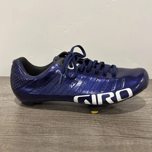 Scarpe da ciclismo Giro Empire SLX blu Easton EC90 carbonio - uomo 9,5 US, 43 EU - Foto 1 di 11