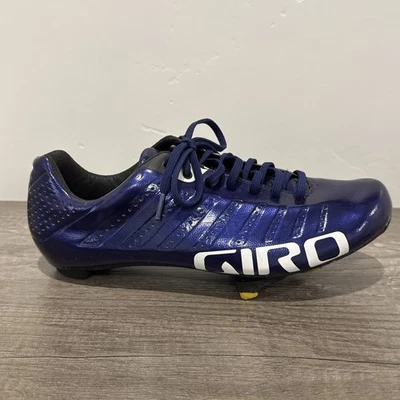 Giro Empire SLX Blue Easton EC90 Carbon Cycling Shoes -Mens 9.5 US, 43 EU - Image 1 of 4