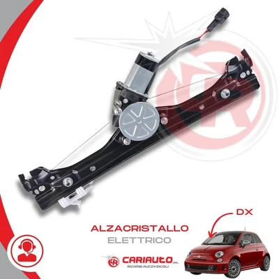 Alzavetro elettrico Alzacristalli Fiat 500 Destro 312 dal 2007 Formato Originale - Imagen 1 de 4