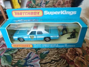 Matchbox Plymouth Gran Fury Police... 1981 Matchbox Toys England. - Picture 1 of 7