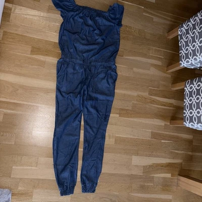 Jeans Overall Stretch Carmen Bindegürtel Gr M-L  - Bild 1 von 4