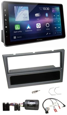 Pioneer Bluetooth USB DAB Lenkrad Autoradio für Opel Agila Corsa C Omega schwarz - Bild 1 von 4