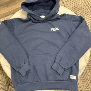 Felpa con cappuccio PSA Card Grading Employee uomo S blu USA RARA - Foto 1 di 6