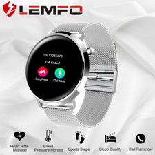 LEMFO IP68 Wasserdicht Smartwatch Pulsuhr Blutdruck Armbanduhr Fitness Tracker