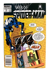 "WEB OF SPIDER-MAN" Ausgabe # 12 (März 1986, Marvel Comics) f. SAL BUSCEMA Kunst - Bild 1 von 1