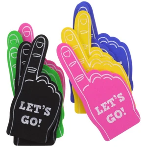 10 Pcs Schaumstoff Finger Hand Fanartikel Für Konzert Kind - Bild 1 von 12