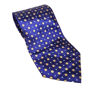 Corbata Lauren Ralph Lauren 100 % seda púrpura oro EE. UU. acabada a mano - ¡Envío gratuito! - Imagen 1 de 4