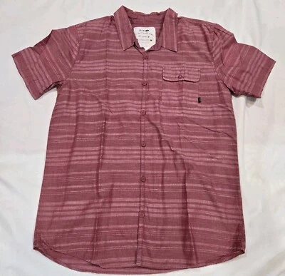 Rusty International Striped Pattern Button Up Shirt Size Large - Image 1 of 4