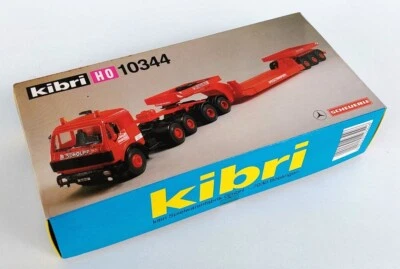 KIBRI 1:87 #10344 - MB 2644 Heavy Duty Tractor +trailer SCHOLPP -KIT - Immagine 1 di 2