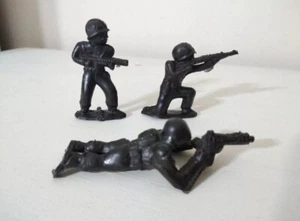 Vintage BARCLAY MANOIL WWII Plastic Toy Soldiers PLOMBEL Argentina 1960s Mint - Picture 1 of 2